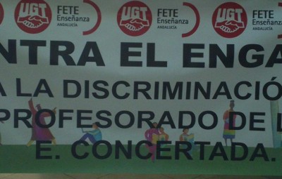 pancarta e concertada