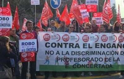 manifestacion concertada 9 de diciembre parlamento