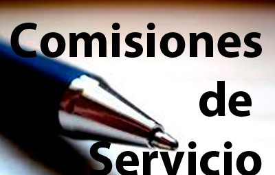 comisiones servicio