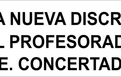 pancarta discriminación concertada
